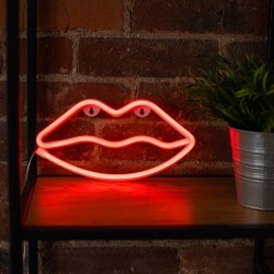 Neon LED USTA czerwone Bat + USB Forever FLNEO8 Light
