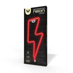 Neon LED PIORUN czerwony Bat + USB FLNEO6 Forever Light