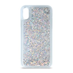 Nakładka Liquid Sparkle TPU do iPhone 13 Mini 5,4&quot srebrna