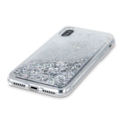 Nakładka Liquid Sparkle TPU do iPhone 13 Mini 5,4&quot srebrna