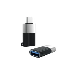 XO adapter NB149-F USB - USB-C czarny OTG