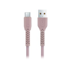 Maxlife kabel MXUC-04 USB - microUSB 1,0 m 3A różowy