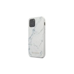 Guess nakładka do iPhone 12 / 12 Pro 6,1&quot GUHCP12MPCUMAWH biały hard case Marble