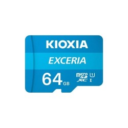 Kioxia karta pamięci 64GB microSDHC Exceria M203 UHS-I U1 + adapter