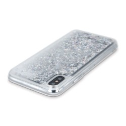 Nakładka Liquid Sparkle TPU do Xiaomi Redmi Note 10 Pro / 10 Pro Max srebrna