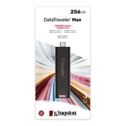 Kingston USB flash disk, USB 3.0, 256GB, DataTraveler Max, czarny, DTMAX/256GB, USB C