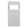 Kingston USB flash disk, USB 3.0, 64GB, DataTraveler Micro G2, srebrny, DTMC3G2/64GB, USB A