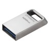 Kingston USB flash disk, USB 3.0, 128GB, DataTraveler Micro G2, srebrny, DTMC3G2/128GB, USB A