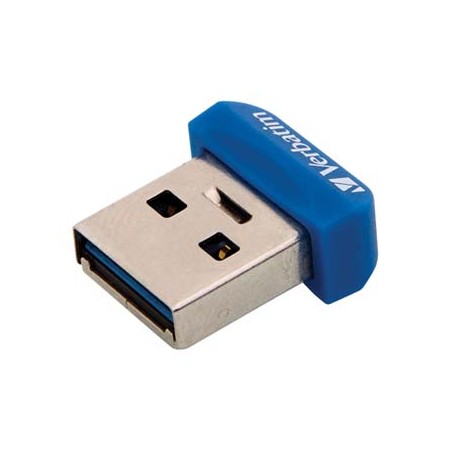 Verbatim USB flash disk, USB 3.0, 64GB, Nano, Store N Stay, niebieski, 98711, USB A