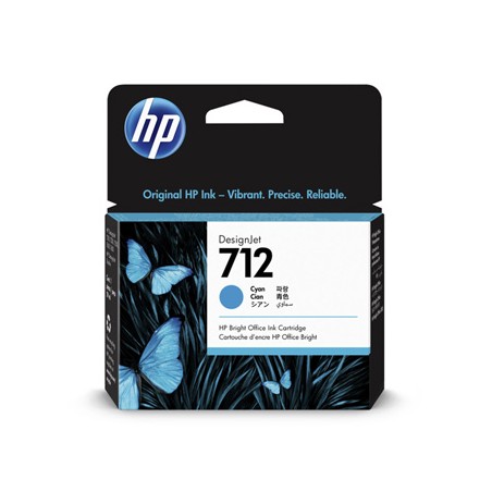 HP oryginalny ink / tusz 3ED67A, HP 712, cyan, 29ml