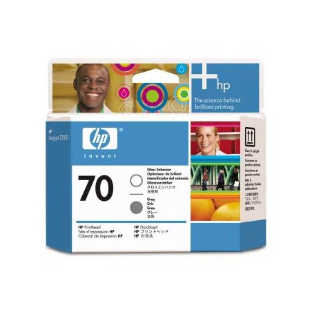 HP oryginalny głowica drukująca C9410A, HP 70, grey