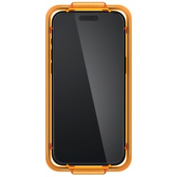 Spigen szkło hartowane ALM GLASS FC 2-PACK do iPhone 15 6,1&quot czarna