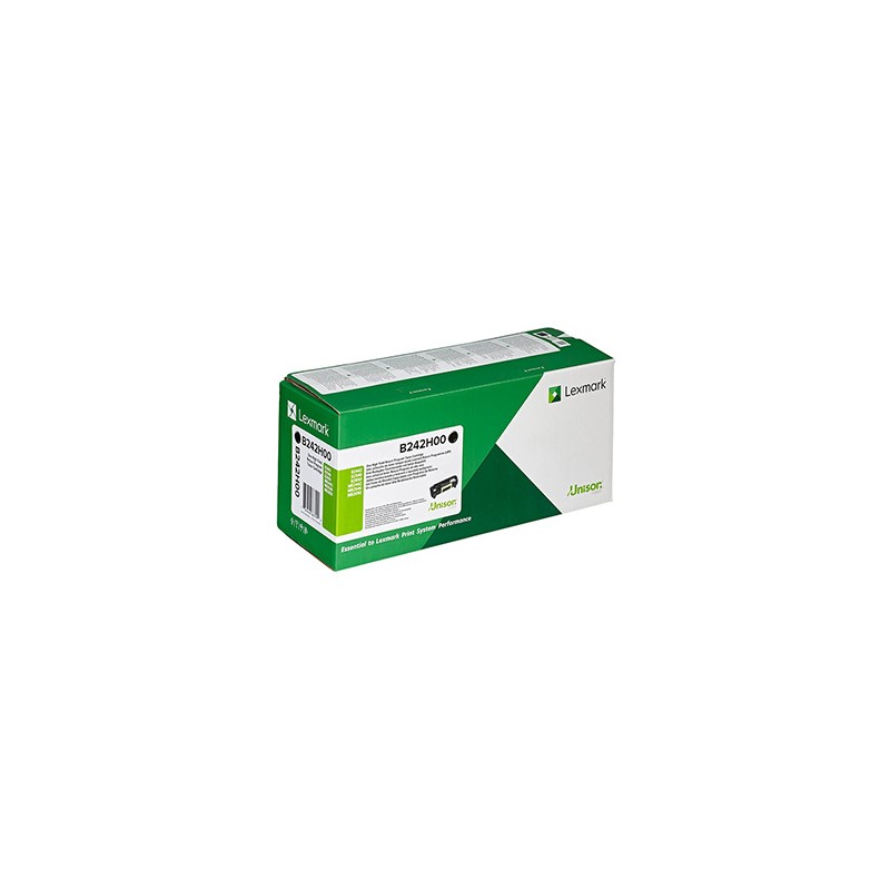 Lexmark oryginalny toner B242H00, black, 6000s, high capacity, return