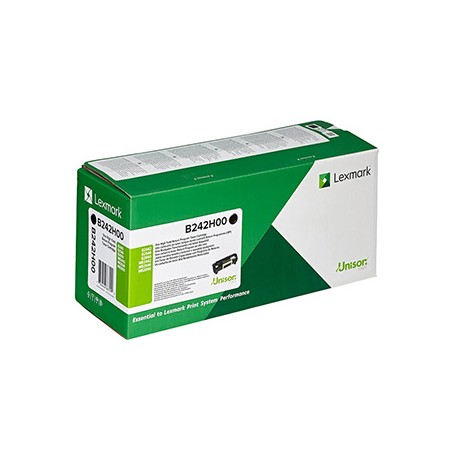 Lexmark oryginalny toner B242H00, black, 6000s, high capacity, return