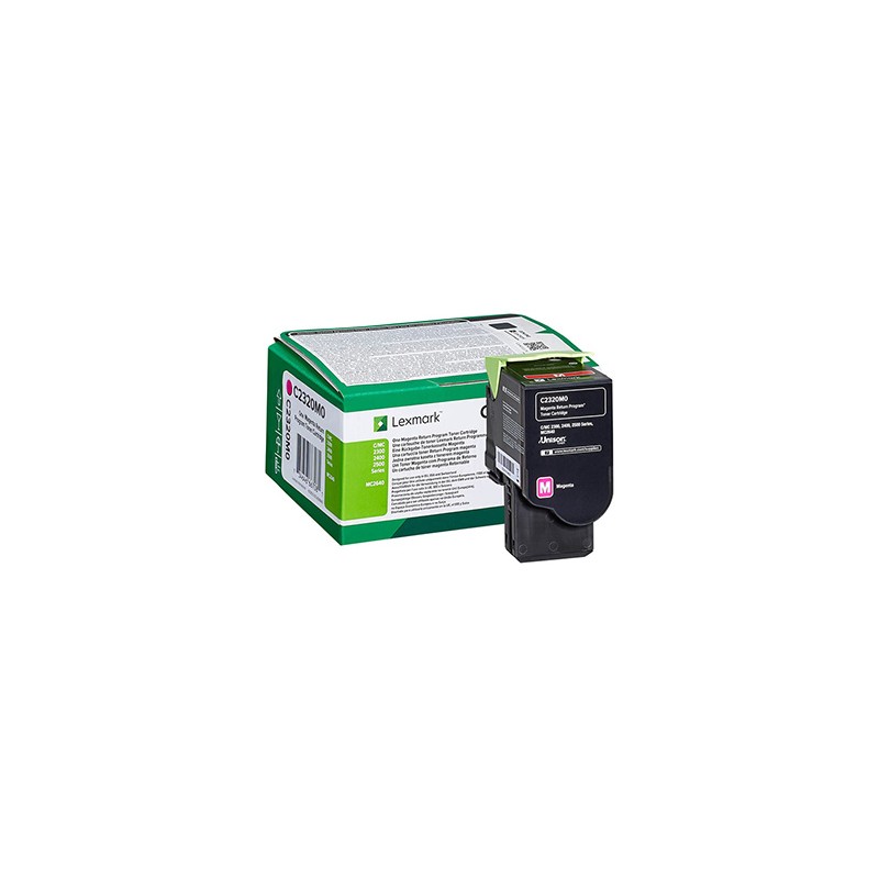 Lexmark oryginalny toner C2320M0, magenta, 1000s, return