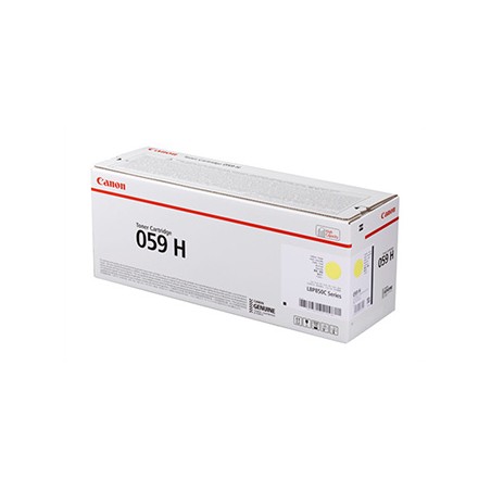 Canon oryginalny toner 059 H Y, 3624C001, yellow, 13500s, high capacity