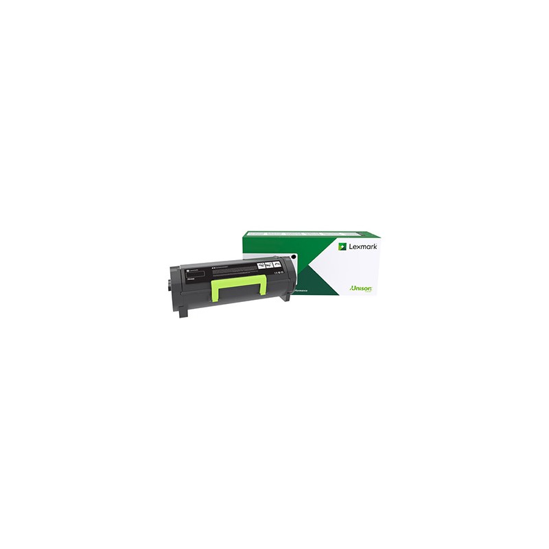Lexmark oryginalny toner 53B2H00, black, 25000s, high capacity, return