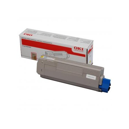 OKI oryginalny toner 44315305, yellow, 6000s