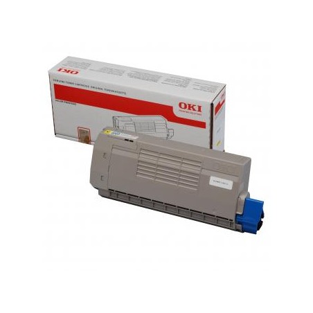 OKI oryginalny toner 44318605, yellow, 11500s