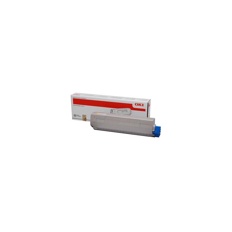 OKI oryginalny toner 44844505, yellow, 10000s