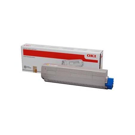 OKI oryginalny toner 44844505, yellow, 10000s