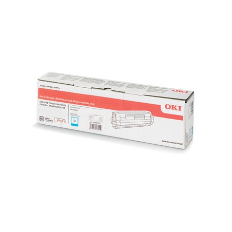 OKI oryginalny toner 46861307, cyan, 10000s