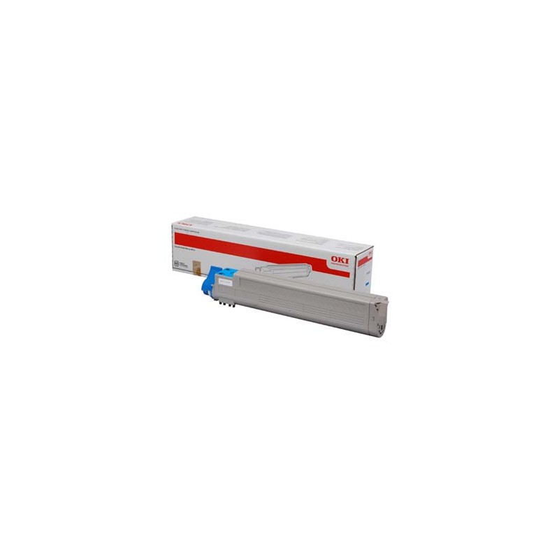 OKI oryginalny toner 43837131, cyan, 22000s
