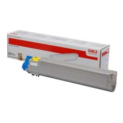 OKI oryginalny toner 43837129, yellow, 22000s