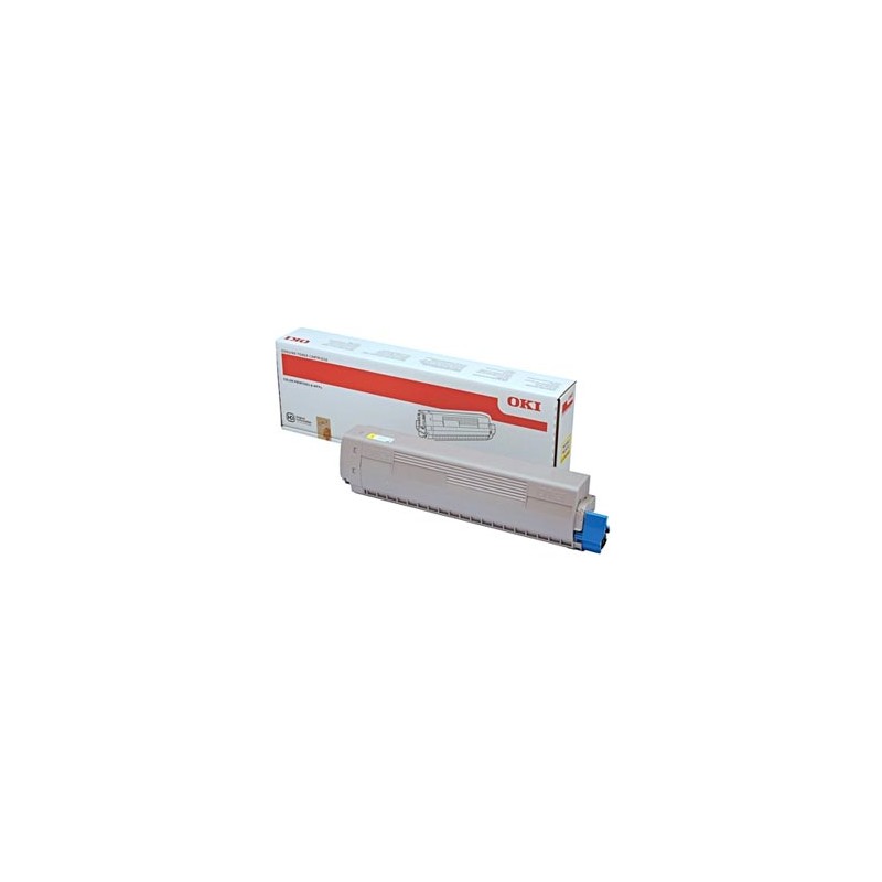 OKI oryginalny toner 45862837, yellow, 7300s