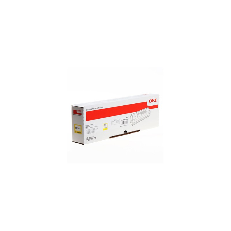OKI oryginalny toner 45862814, yellow, 10000s
