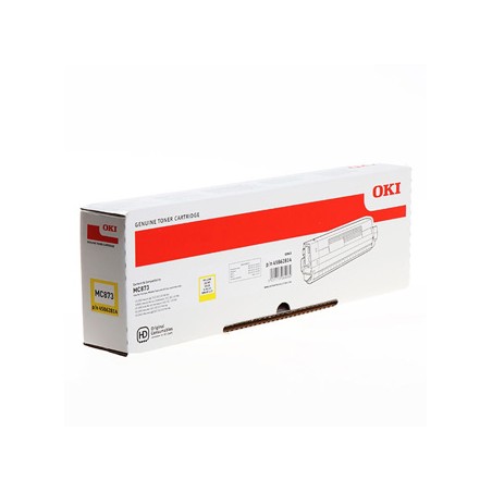 OKI oryginalny toner 45862814, yellow, 10000s