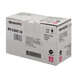 Sharp oryginalny toner MX-C30GTM, magenta, 6000s