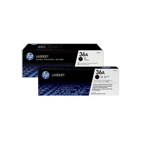 HP oryginalny toner CB436AD, HP 36A, black, 4000 (2x2000)s, dual pack