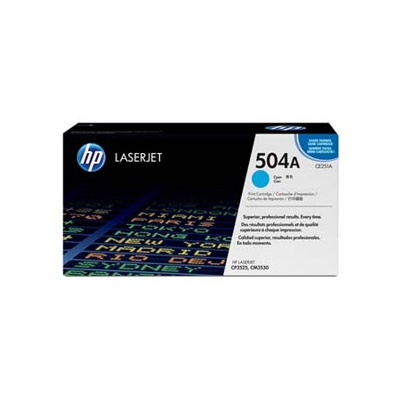 HP oryginalny toner CE251A, HP 504A, cyan, 7000s