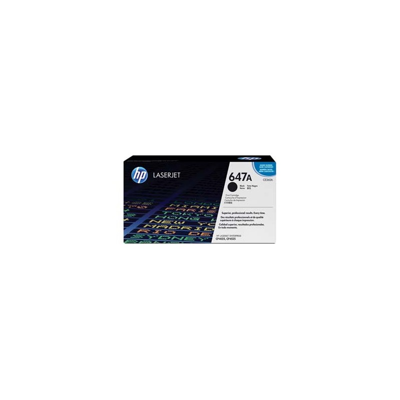 HP oryginalny toner CE260A, HP 647A, black, 8500s