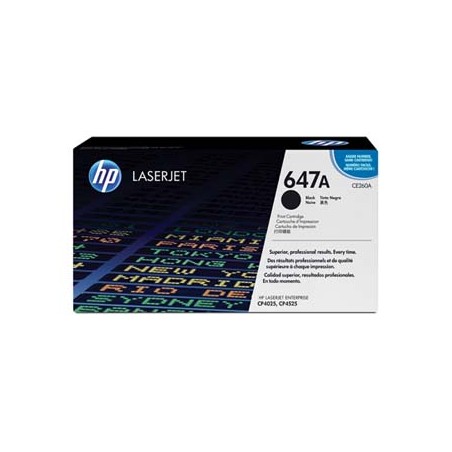 HP oryginalny toner CE260A, HP 647A, black, 8500s