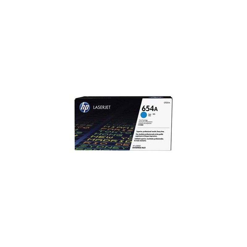 HP oryginalny toner CF331A, HP 654A, cyan, 15000s