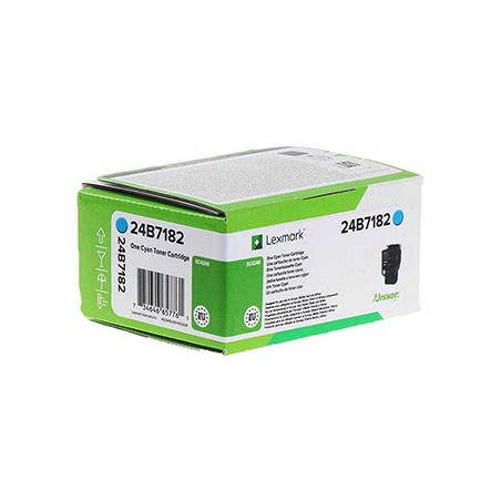 Lexmark oryginalny toner 24B7182, cyan, 6000s