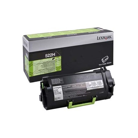 Lexmark oryginalny toner 52D2H0E, 522HE, black, 25000s