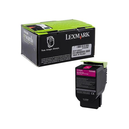 Lexmark oryginalny toner 70C2HME, magenta, 3000s