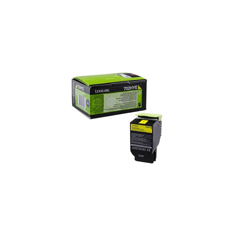 Lexmark oryginalny toner 70C2HYE, yellow, 3000s