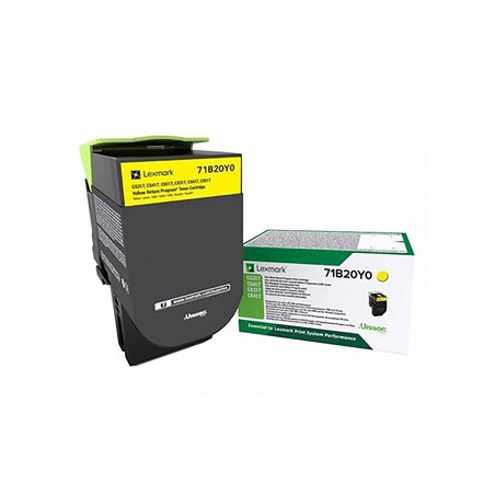 Lexmark oryginalny toner 71B20Y0, yellow, 2300s