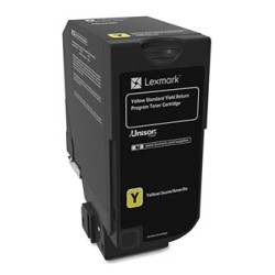 Lexmark oryginalny toner 74C20Y0, yellow, 3000s, return