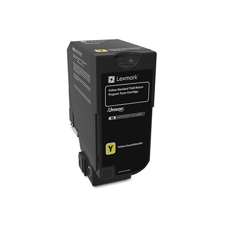 Lexmark oryginalny toner 74C20Y0, yellow, 3000s, return