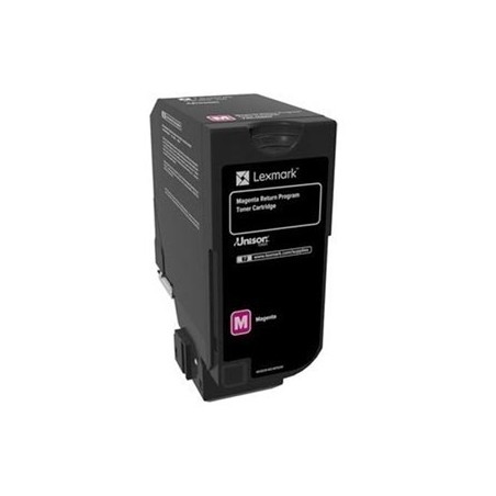 Lexmark oryginalny toner 74C2SM0, magenta, 7000s, return