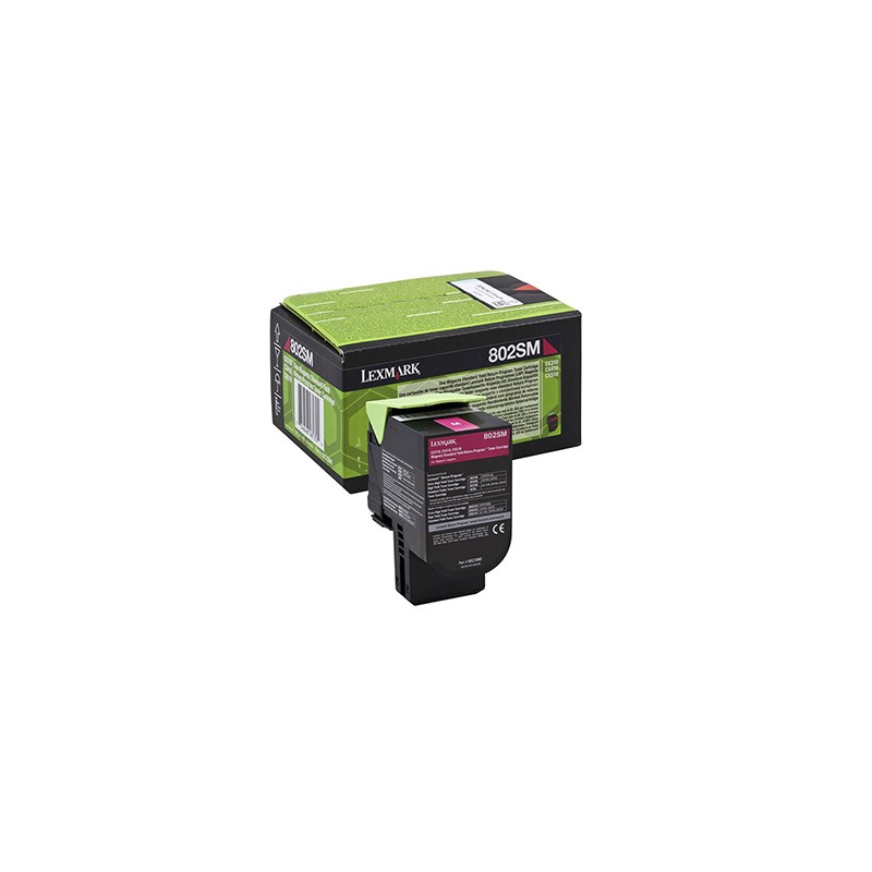 Lexmark oryginalny toner 80C2SME, magenta, 2000s