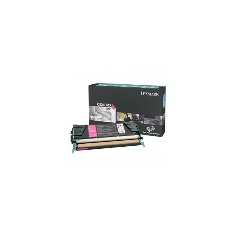 Lexmark oryginalny toner C5340MX, magenta, 7000s, return