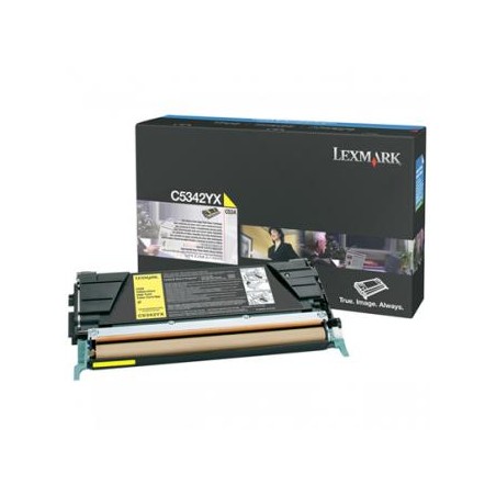 Lexmark oryginalny toner C5342YX, yellow, 7000s