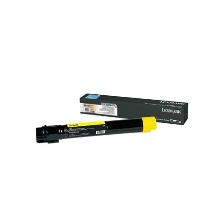 Lexmark oryginalny toner C950X2YG, yellow, 22000s