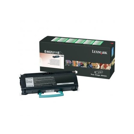 Lexmark oryginalny toner E462U11E, black, 18000s, extra duża pojemność, return